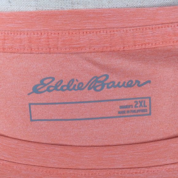 Eddie Bauer Top Womens Size 2XL Twist Knot Short Sleeve Stretch Travel Athletic - Picture 9 of 10